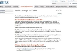 Guidance on the Health Coverage Tax Credit